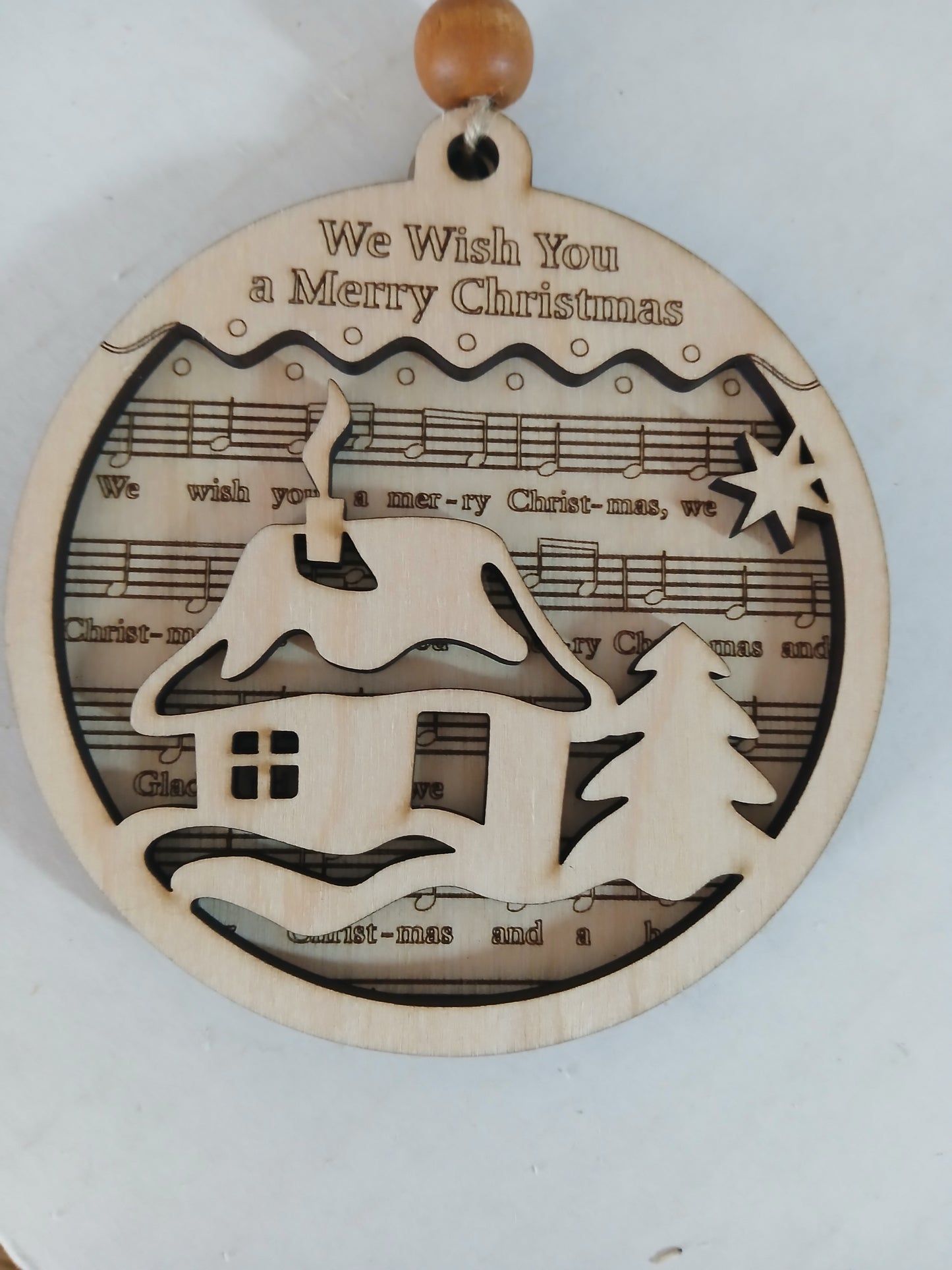 Wishing Merry Christmas Ornament (2510)