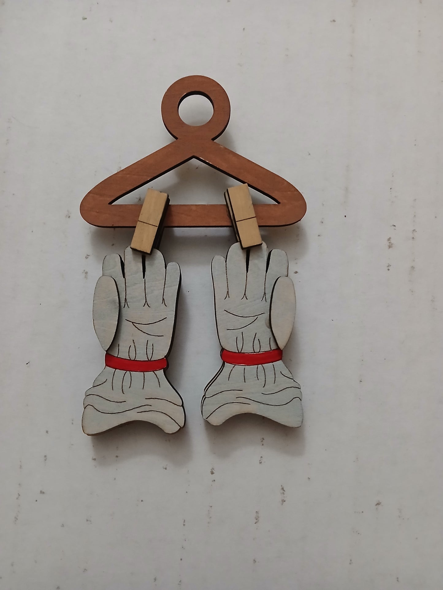 Santa's Gloves Ornament - Claus Collection