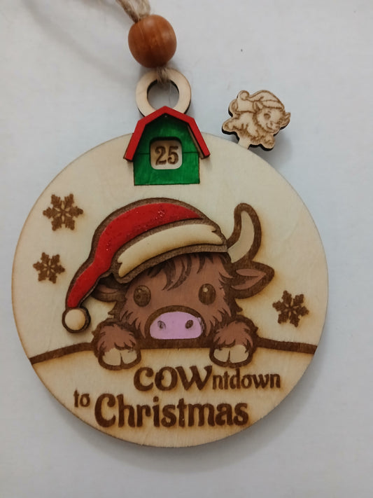 Highland Cow Countdown (1409)
