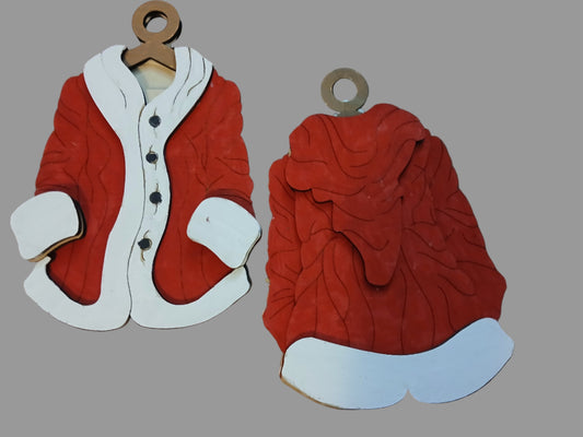 Santa's Magical Jacket Ornament - Claus Collection